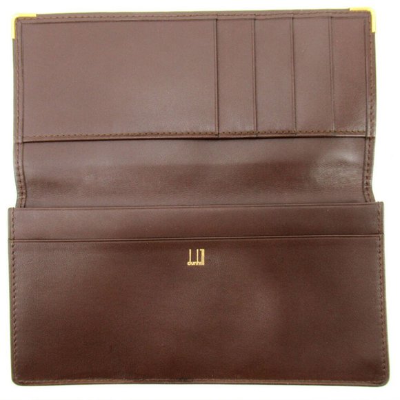 dunhill Long Bill Compartment Leather Authentic Used - Picture 5 of 6